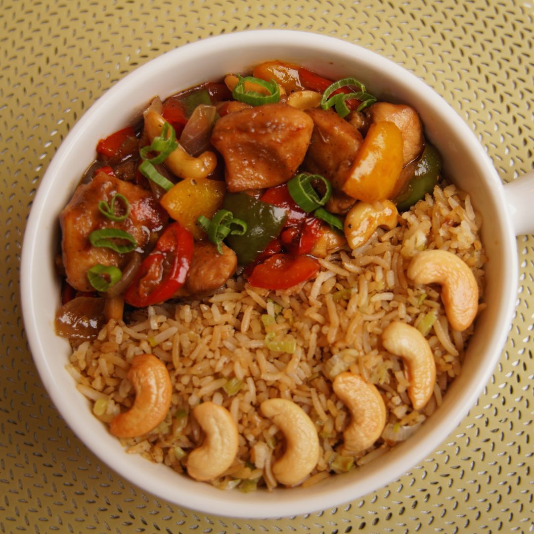 Cashew Chicken With Fried Rice