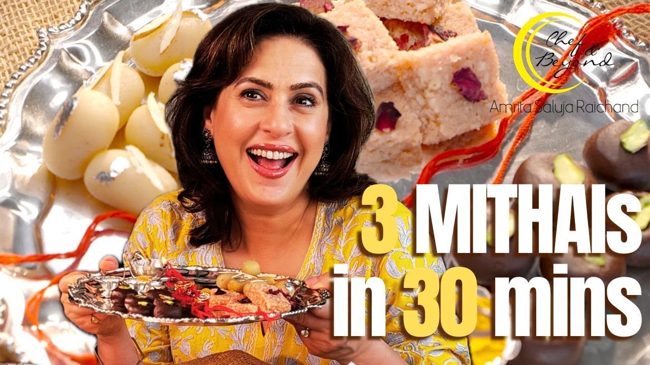 A Trio of easy-yet-unique mithais