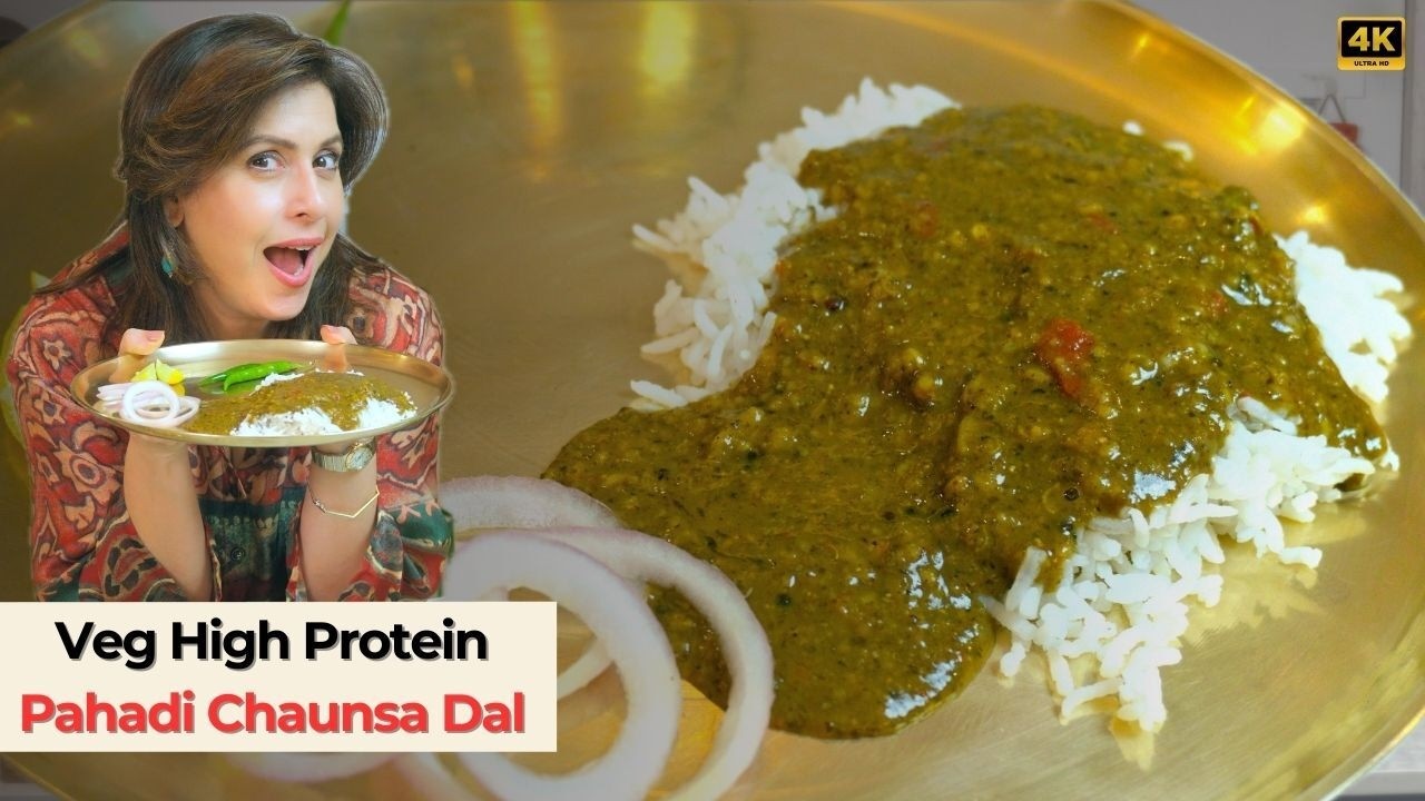 Pahadi Chausa Dal (Uttarakhand Style Black Lentil Curry)